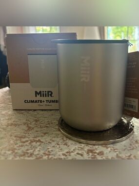 MiiR Silver Climate+ Tumbler - 12oz NEW